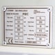 Manufacturers Plate - Stock Image