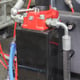 High pressure pneumatic feeding pump