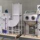 Guyson International 1400 Mediblast Shot Blast Cabinet with Extractor