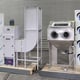 Guyson International 1400 Mediblast Shot Blast Cabinet with Extractor