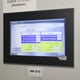 Close Up of Control Panel Showing HMI Screen - Powered