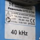 40kHz Ultrasonics Manufactures Label