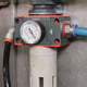 Pneumatic Air Regulator Close Up