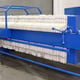 Latham 6" Ram Pump Sidebar Filter Press - Close Up Front View