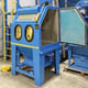 Hodge Clemco Series 1000 Twin Cabinet System with Lift Elevator, Media Sieve and Dust Extraction