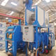 Hodge Clemco Series 1000 Twin Cabinet System with Lift Elevator, Media Sieve and Dust Extraction