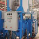 Hodge Clemco Series 1000 Twin Cabinet System with Lift Elevator, Media Sieve and Dust Extraction