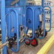 Hodge Clemco Series 1000 Twin Cabinet System with Lift Elevator, Media Sieve and Dust Extraction