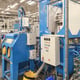 Hodge Clemco Series 1000 Twin Cabinet System with Lift Elevator, Media Sieve and Dust Extraction