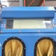 Hodge Clemco Series 1000 Twin Cabinet System with Lift Elevator, Media Sieve and Dust Extraction