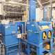 Hodge Clemco Series 1000 Twin Cabinet System with Lift Elevator, Media Sieve and Dust Extraction