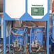 Hodge Clemco Series 1000 Twin Cabinet System with Lift Elevator, Media Sieve and Dust Extraction