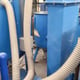 Hodge Clemco Series 1000 Twin Cabinet System with Lift Elevator, Media Sieve and Dust Extraction