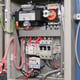 Internal View of Electrical Control Panel