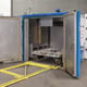 Airflow Group Air Circulated Oven Showing Loading Track and Trolley In Chamber