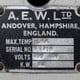 Manufacturers Plate