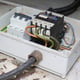 Internal View of Electrical Junction Box