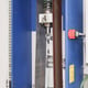 Inside Grinding Unit Showing Grinding Belt &amp; Pulley Set Up