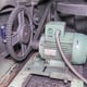 Close Up of Table Drive Motor