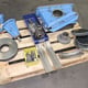Blast Wheel Components removed for Transport and Imaging