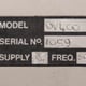 Manufacturers Plate