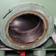Close up with bung removed