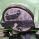 Close up of discharge bung with clamping system