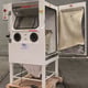 Vapormaster Wet Blast Cabinet with Door Open