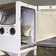 Vapormaster Wet Blast Cabinet with Door Open
