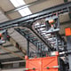 Acton ASHB 25X20 Spinner Hanger Shot Blasting Machine