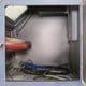 Cabinet internal view