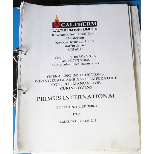 Caltherm 300°C AMS2750 Class 1 ±3°C Multipurpose Heat Treatment Oven