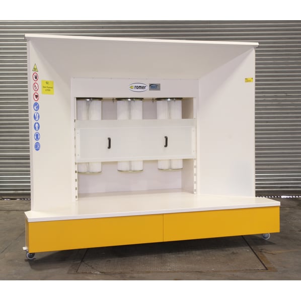 Romer Open Face Powder Coating Booth Range (KPO-3)