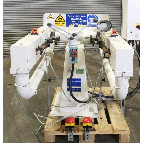 Marpol Double Ended Profile Belt Blending & Linishing Machine