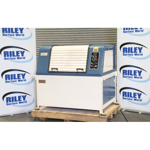 S.M. Systems High Energy Horizontal Barrel Tumbling Machine