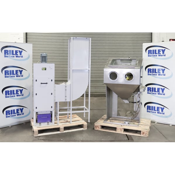 Guyson International 1400 Blast Cabinet and extractor