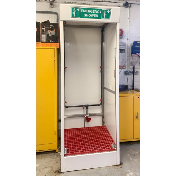 Hughes Multi-Nozzle Cubicle Safety Shower