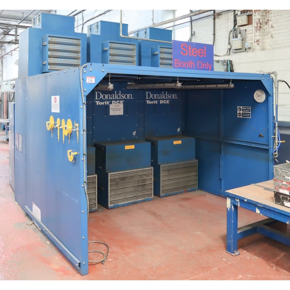 Donaldson Torit (DCE) ECB-3 Rear Extraction Linishing / Fettling Booth