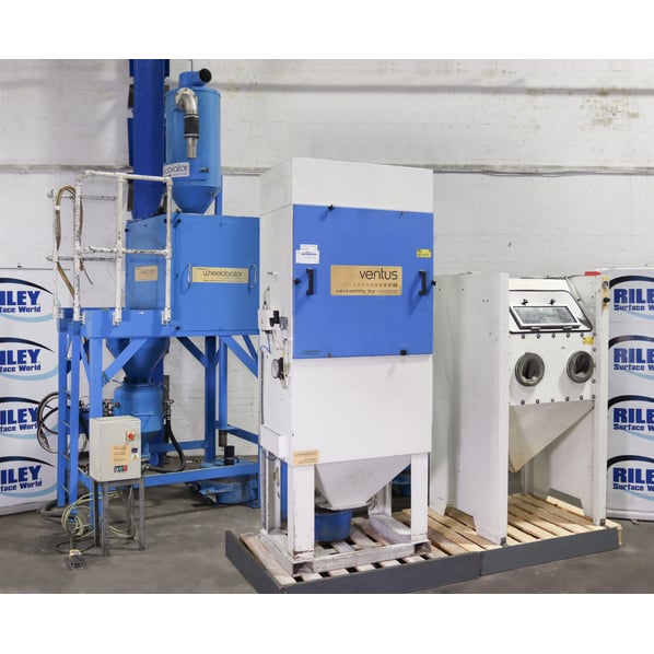 Wheelabrator Ventus 92 PR Pressure Fed Shot Blasting Cabinet