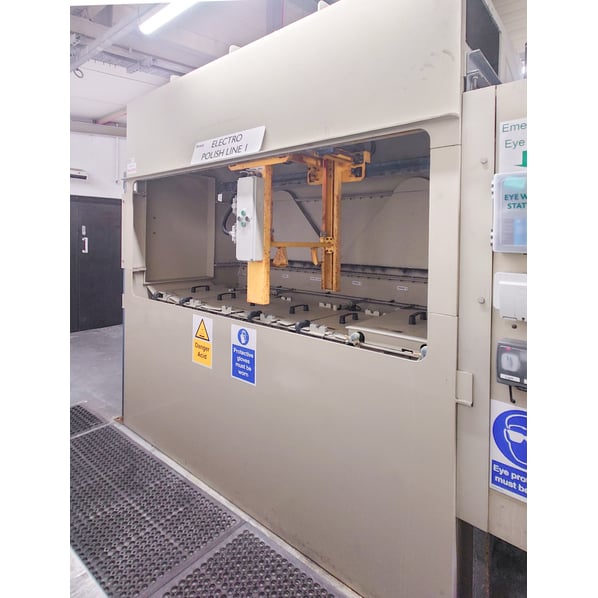 Balco Engineering Ltd Automatic Electropolish Line with Enclosure