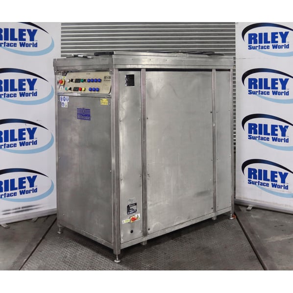 Hilsonic Large Stainless Steel Ultrasonic and Heated Cleaning Tank with Twin Sparge Jets.