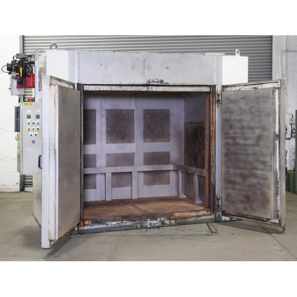 JLS 550°C Gas Fired Oven - Doors Open