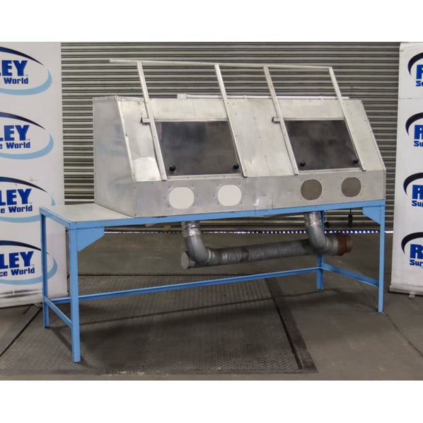 Dual User Blow Off Cabinet