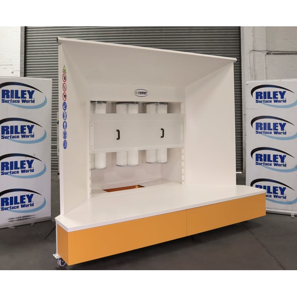 Romer KPO-3ZN-L Powder Coating Booth - Example Image