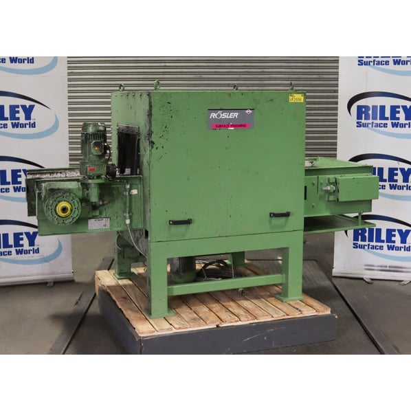 Rosler 500mm Wide Mesh Belt Flat Bed Conveyor Dryer