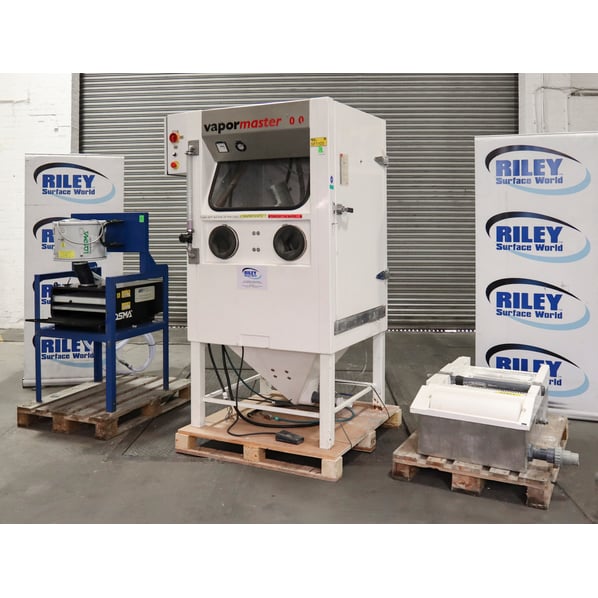 Vapormaster Wet Blast Cabinet with Sludge Filter &amp; Centrifugal Filter
