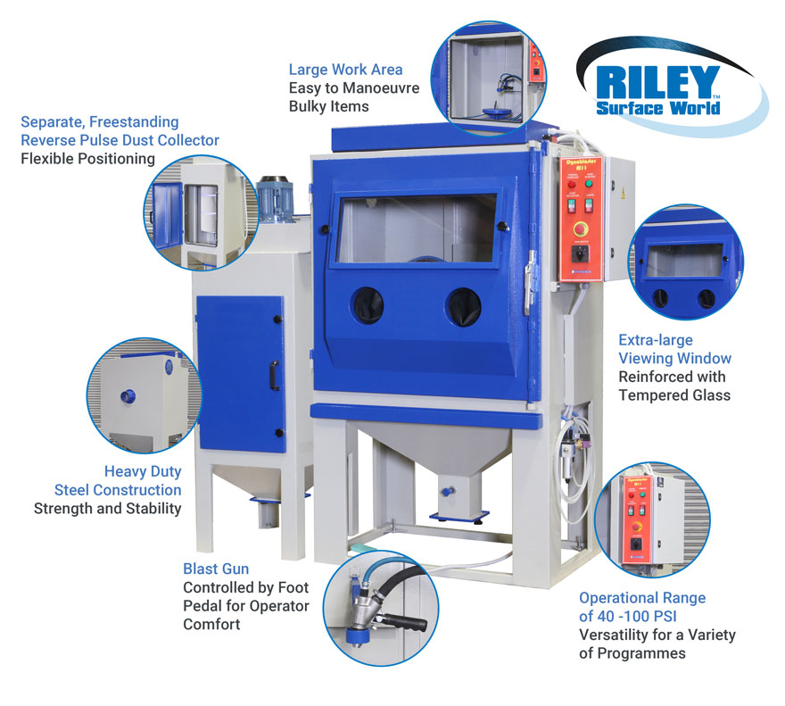 Suction Venturi Shot Blast Features