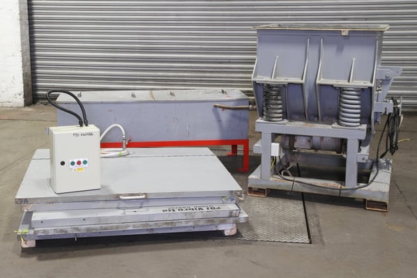 PDJ Vibratory Trough Finishing Machine.