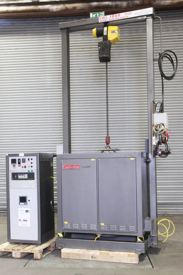 Carbolite Top Hat Furnace With Controlled Atmosphere