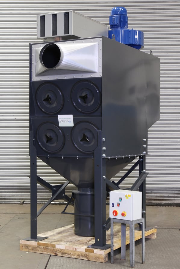 DFRPC 8 Reverse Pulse Downdraft Dust Extractor